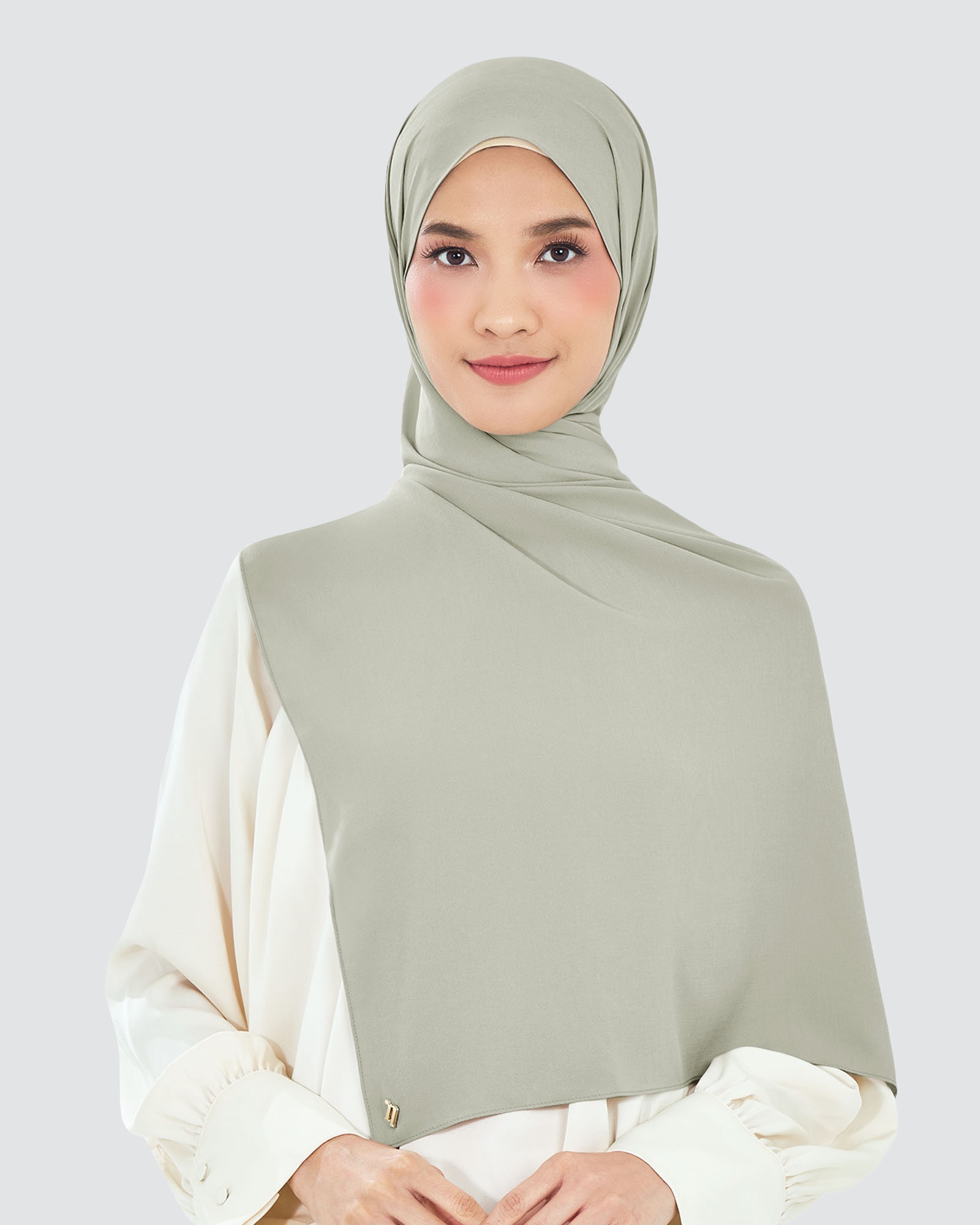 AIRE CHIFFON SHAWL - ASH