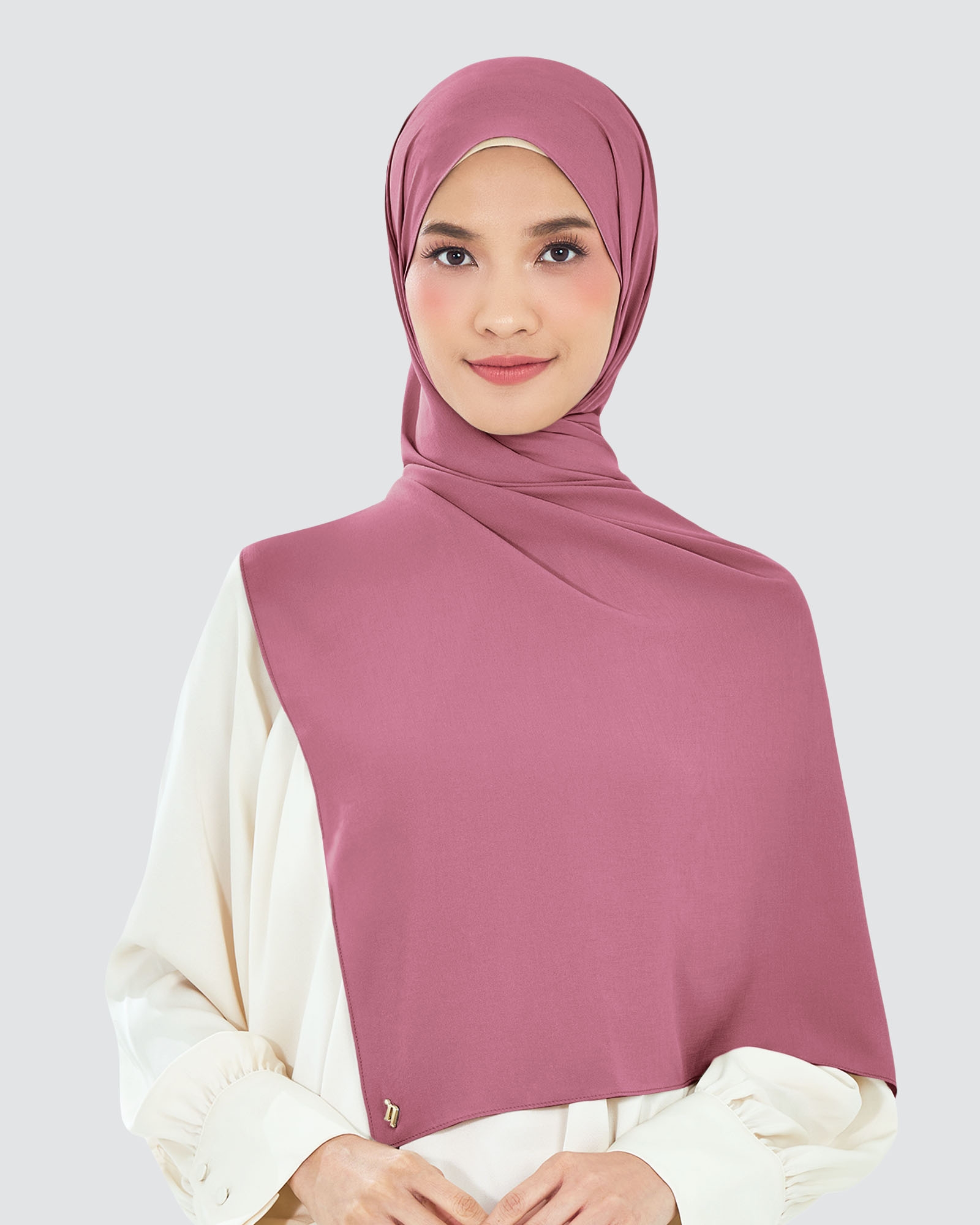 AIRE CHIFFON SHAWL - MULBERRY