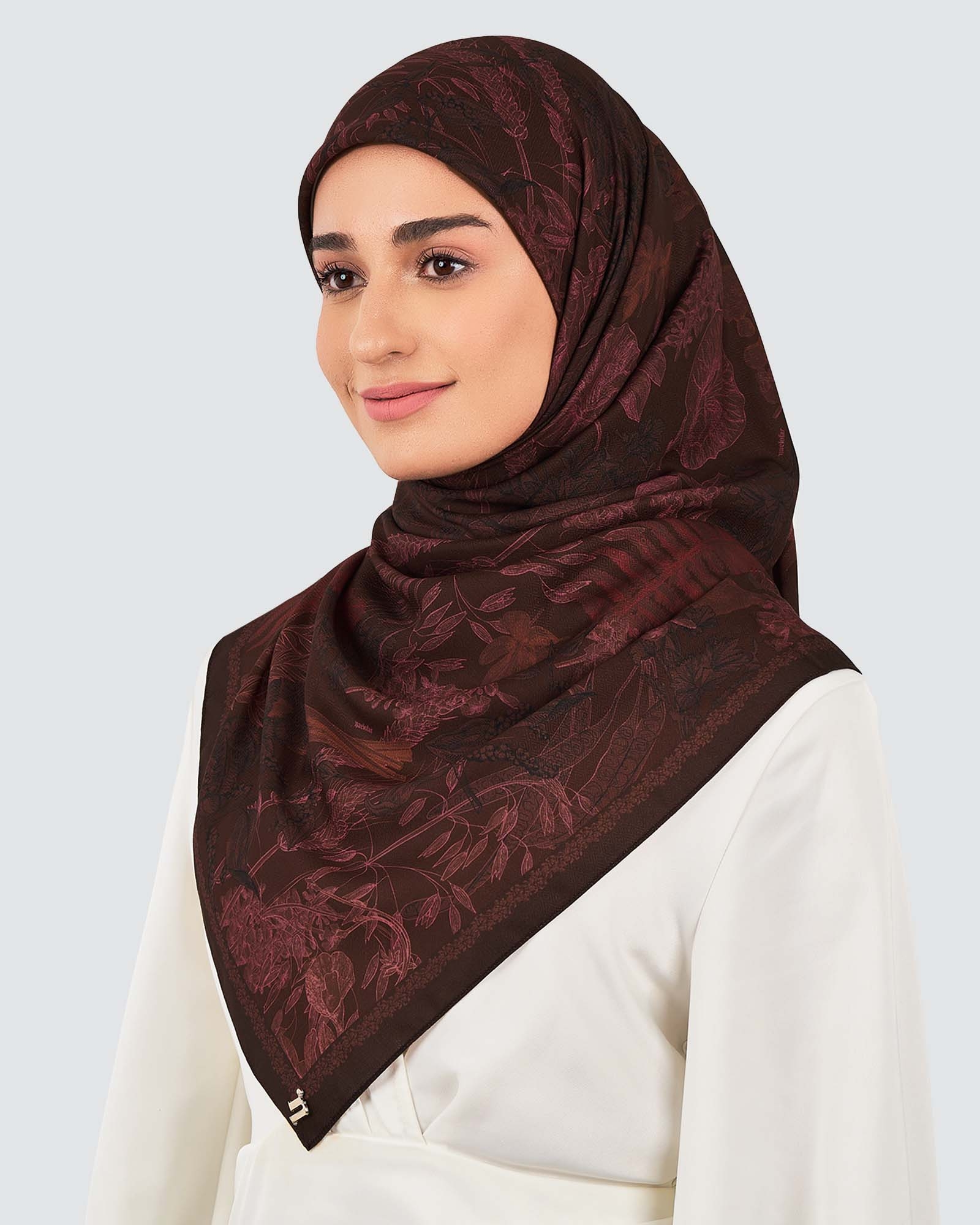 AKAR COTTON VOILE SQUARE - BUNGA LAWANG