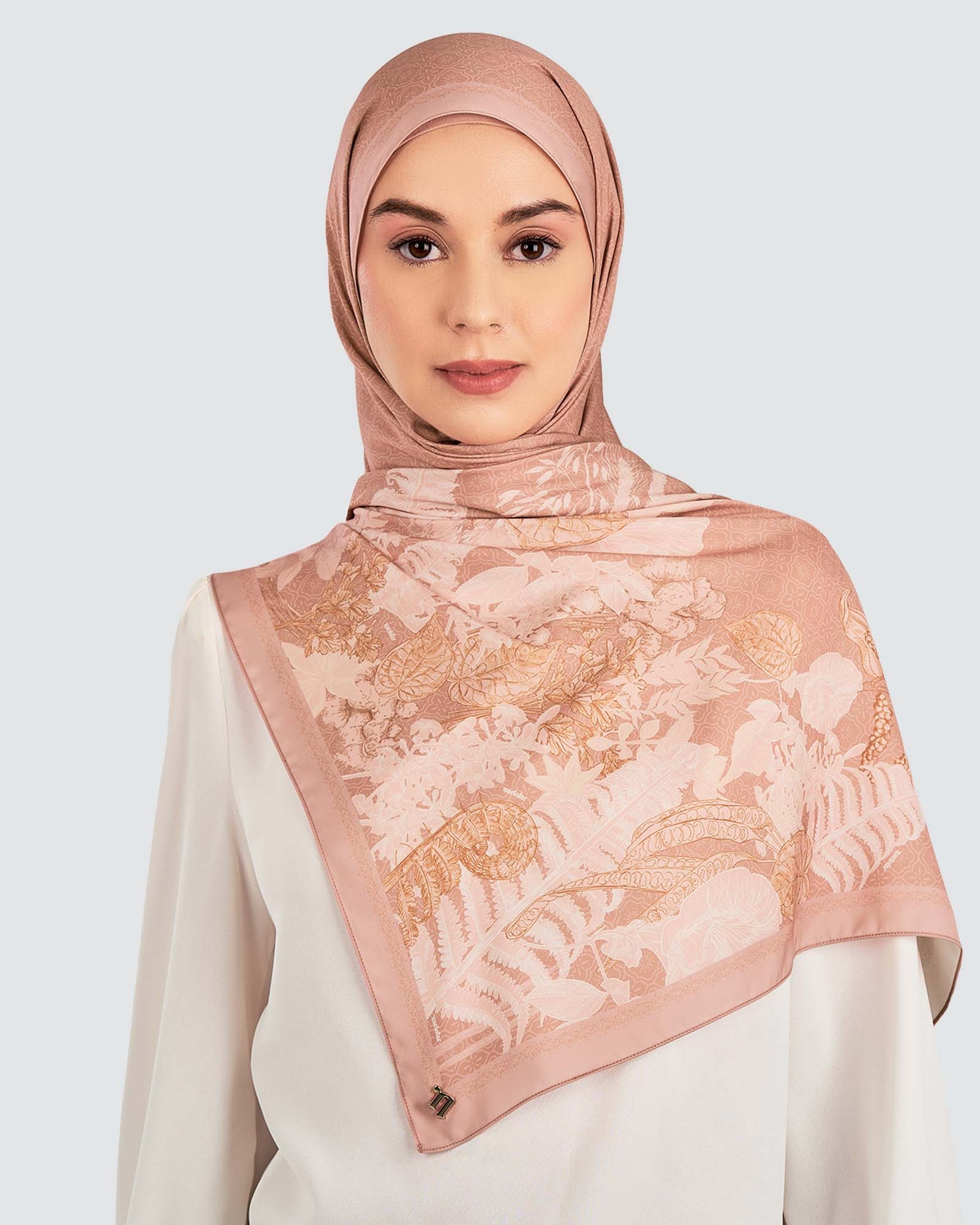 AKAR MATTE SATIN SHAWL - HALIA