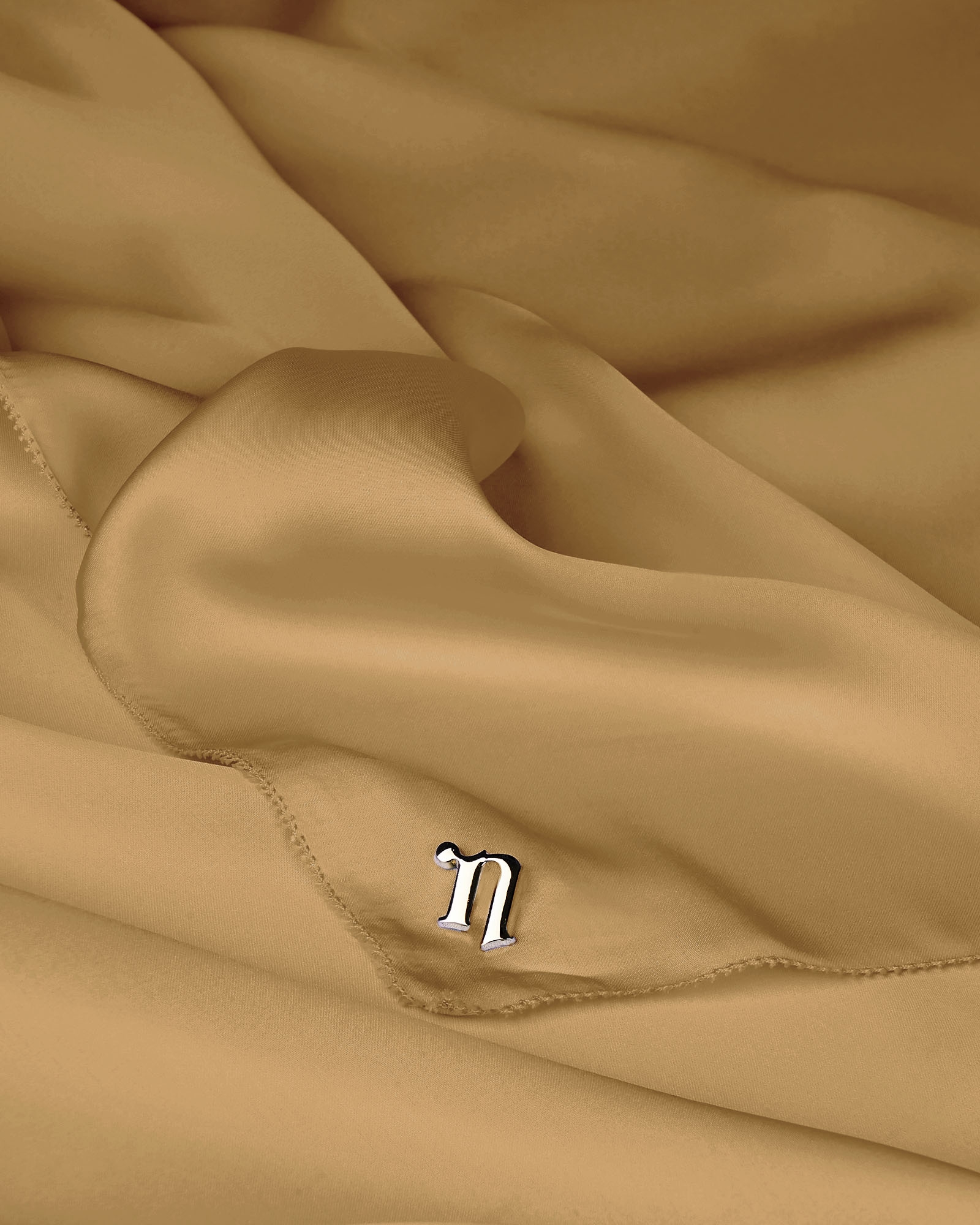 EILA SATIN SHAWL - GOLD