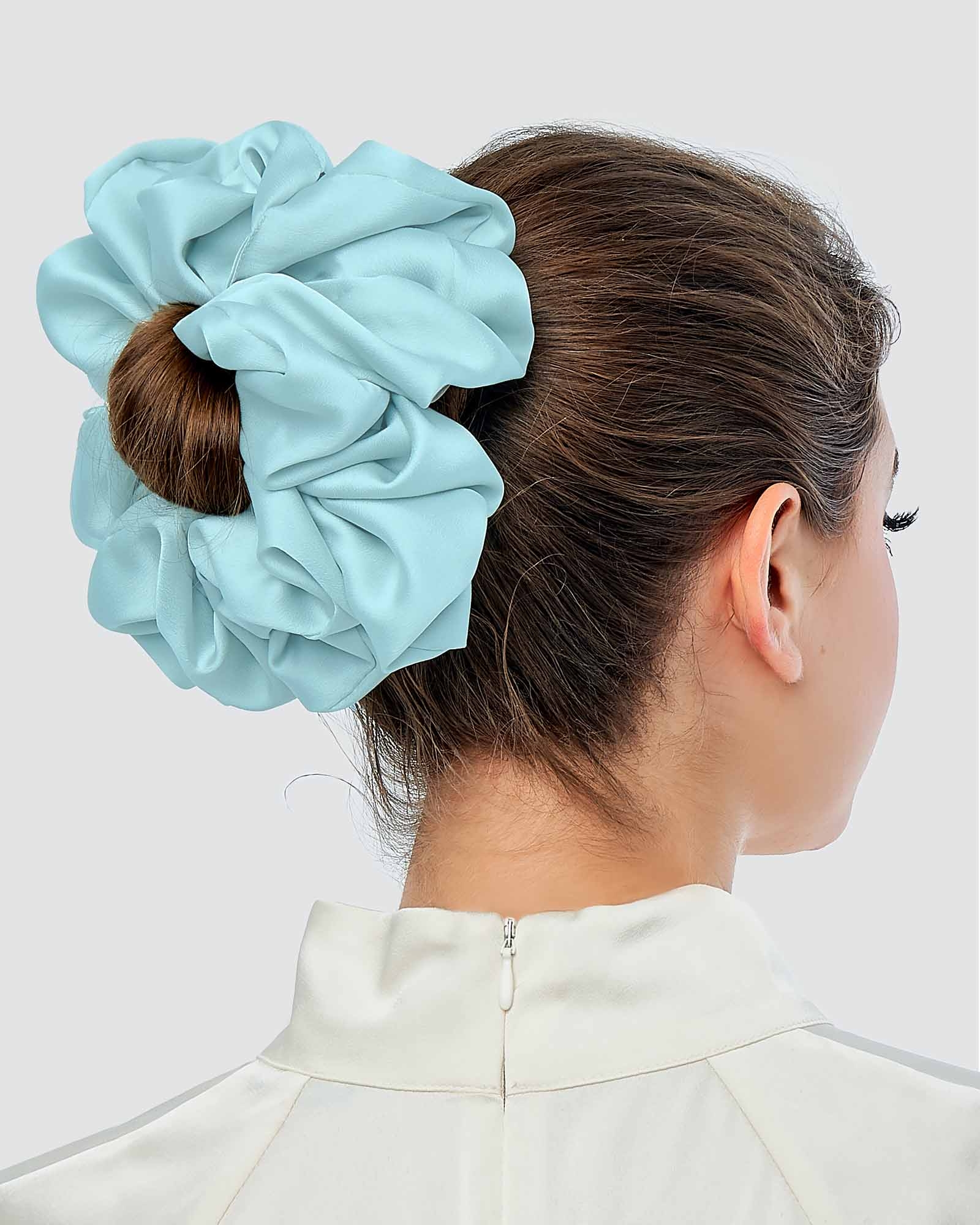 FLUFF SATIN SCRUNCHY - MULTICOLOUR