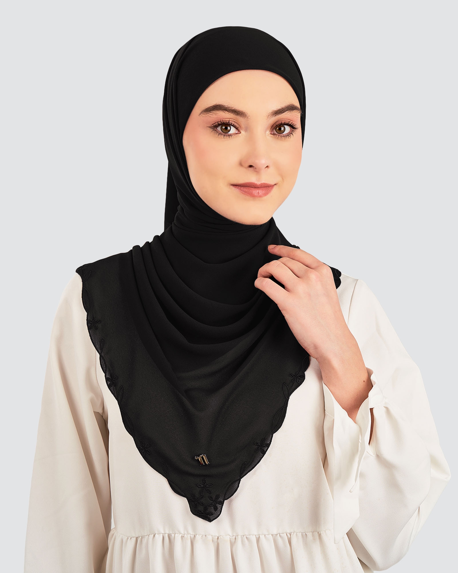 KASTURI SULAM SQUARE - BLACK