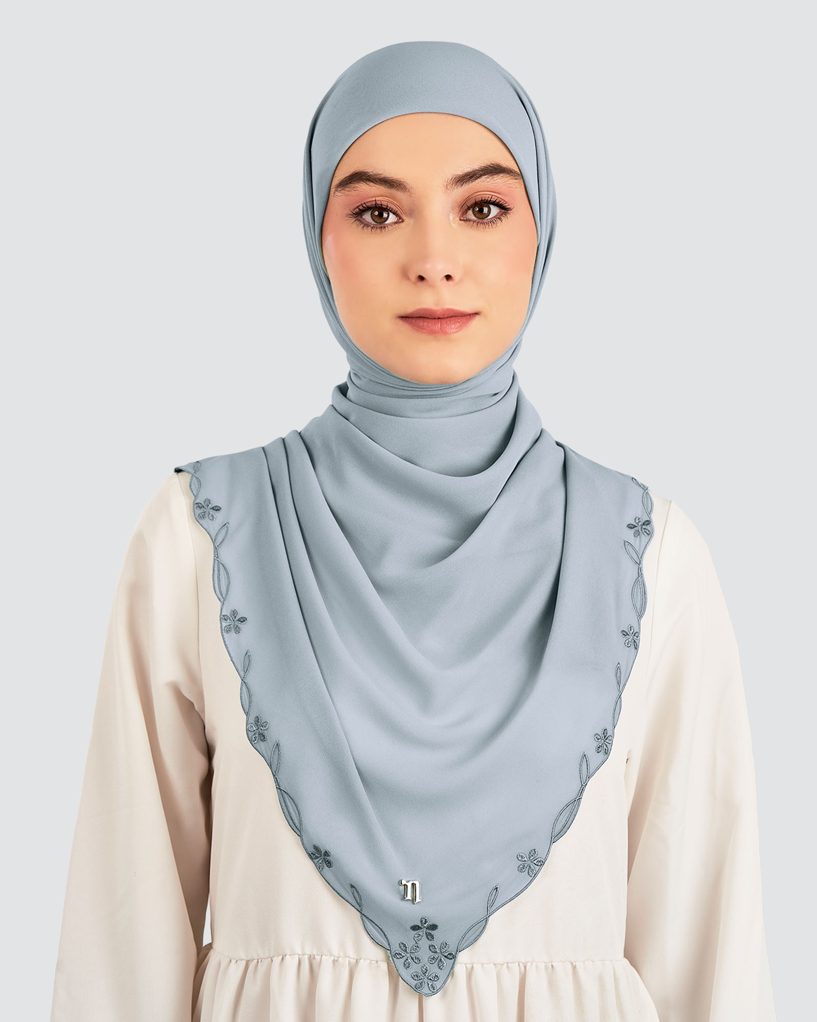 KASTURI SULAM SQUARE - WIND BLUE