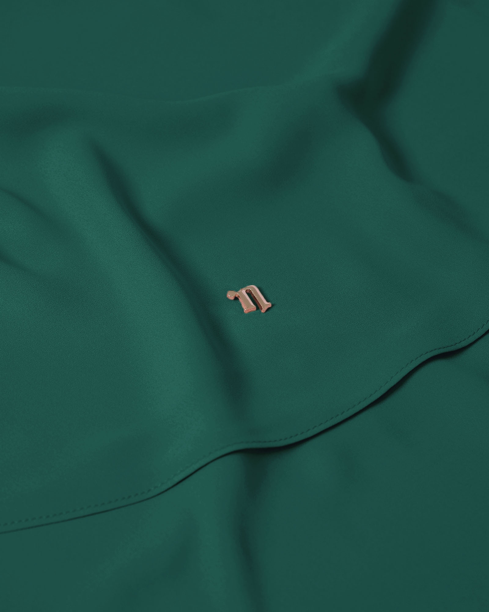 LONG CHIFFON SHAWL - DEEP TEAL