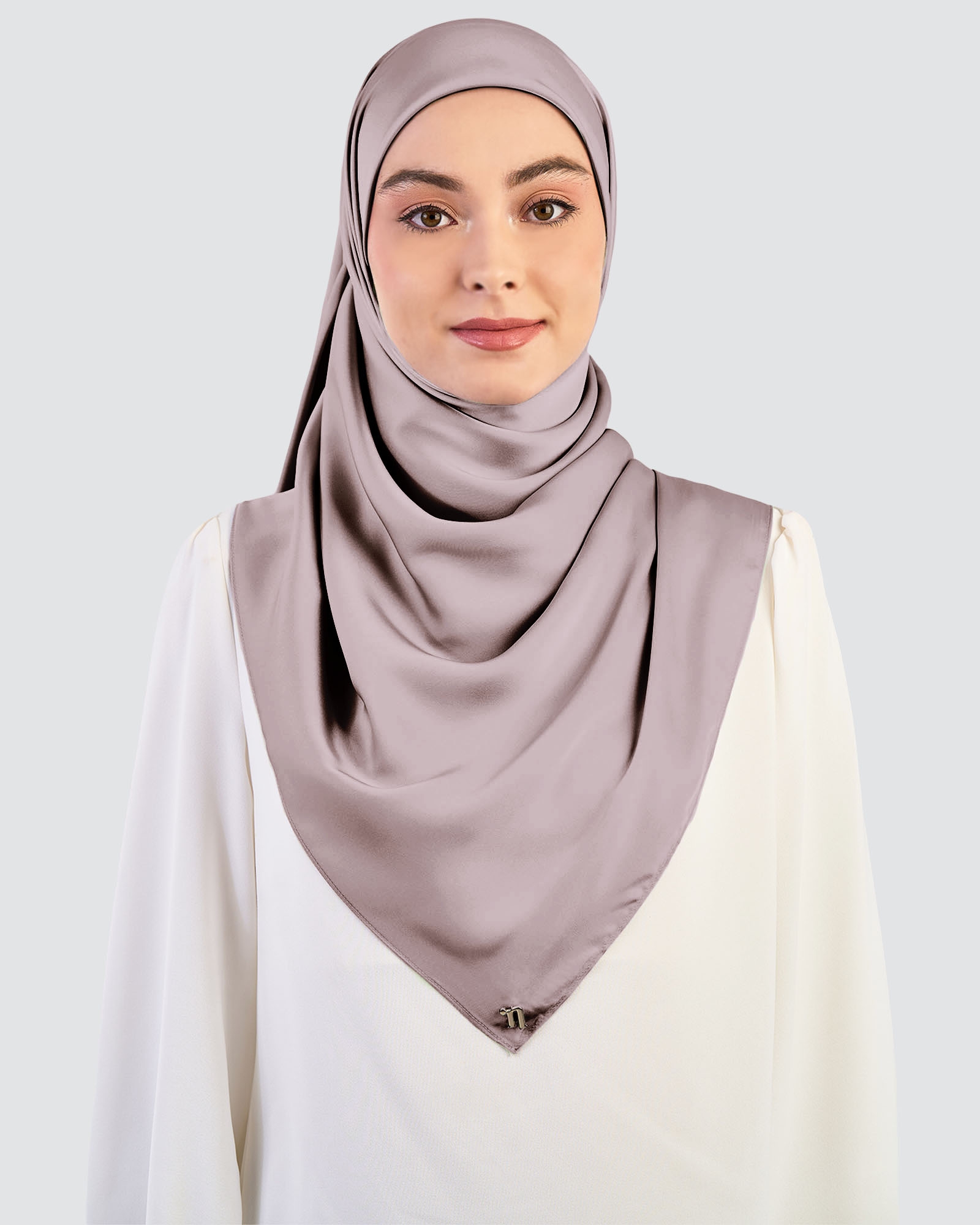 LUNA SATIN SQUARE - MOONLIT MAUVE