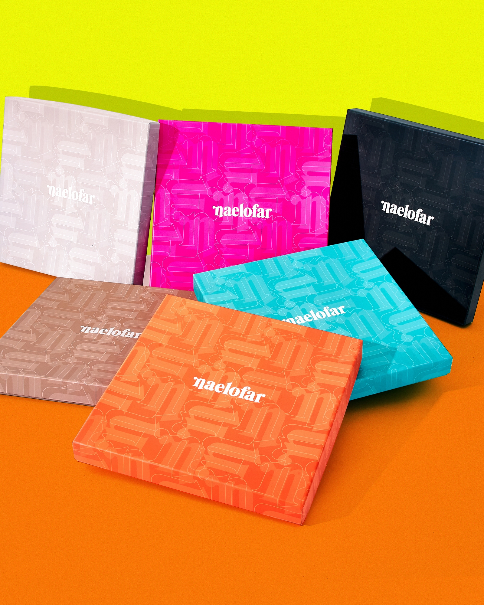 MONOGRAM SCARF BOX - ORANGE