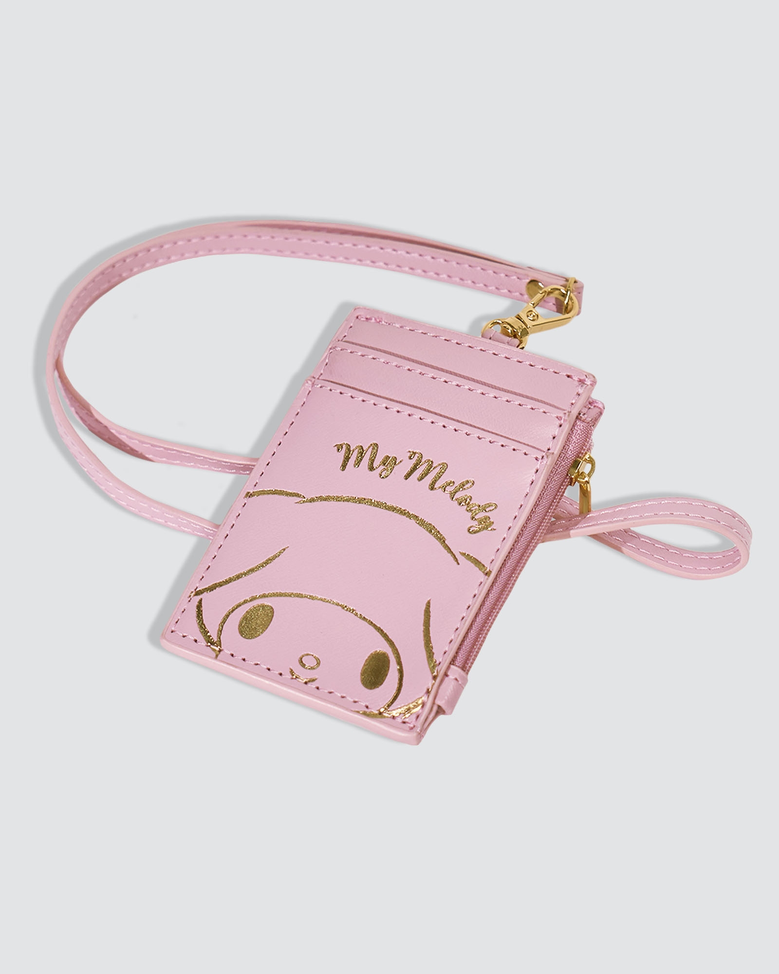 MY MELODY & NAELOFAR EMBOSSED LANYARD - CANDY
