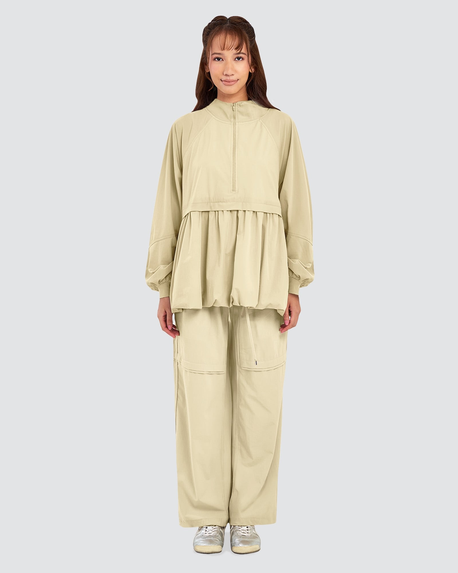 nPOWER BALLOON PARKA - BUTTER