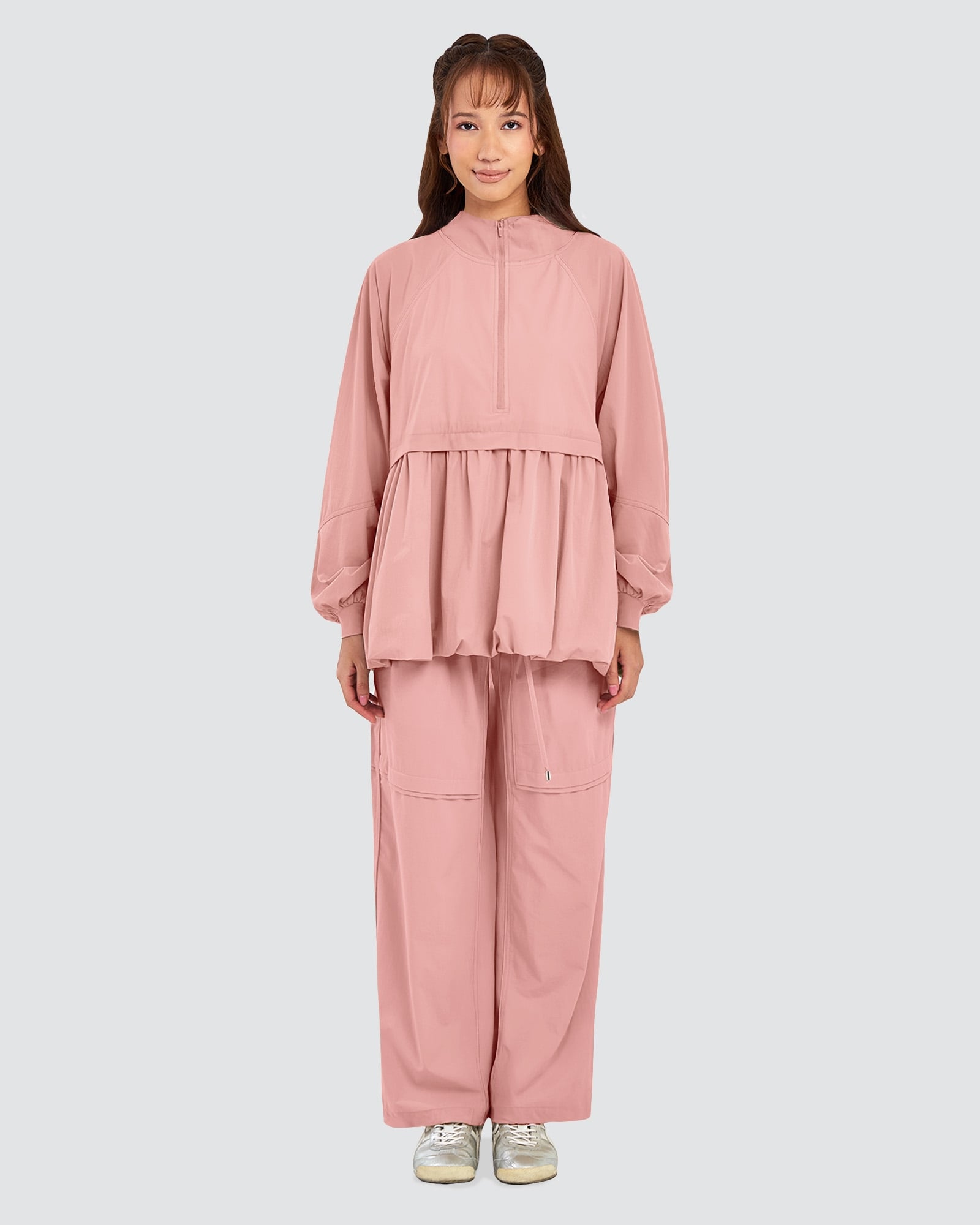 nPOWER BALLOON PARKA - ROSE