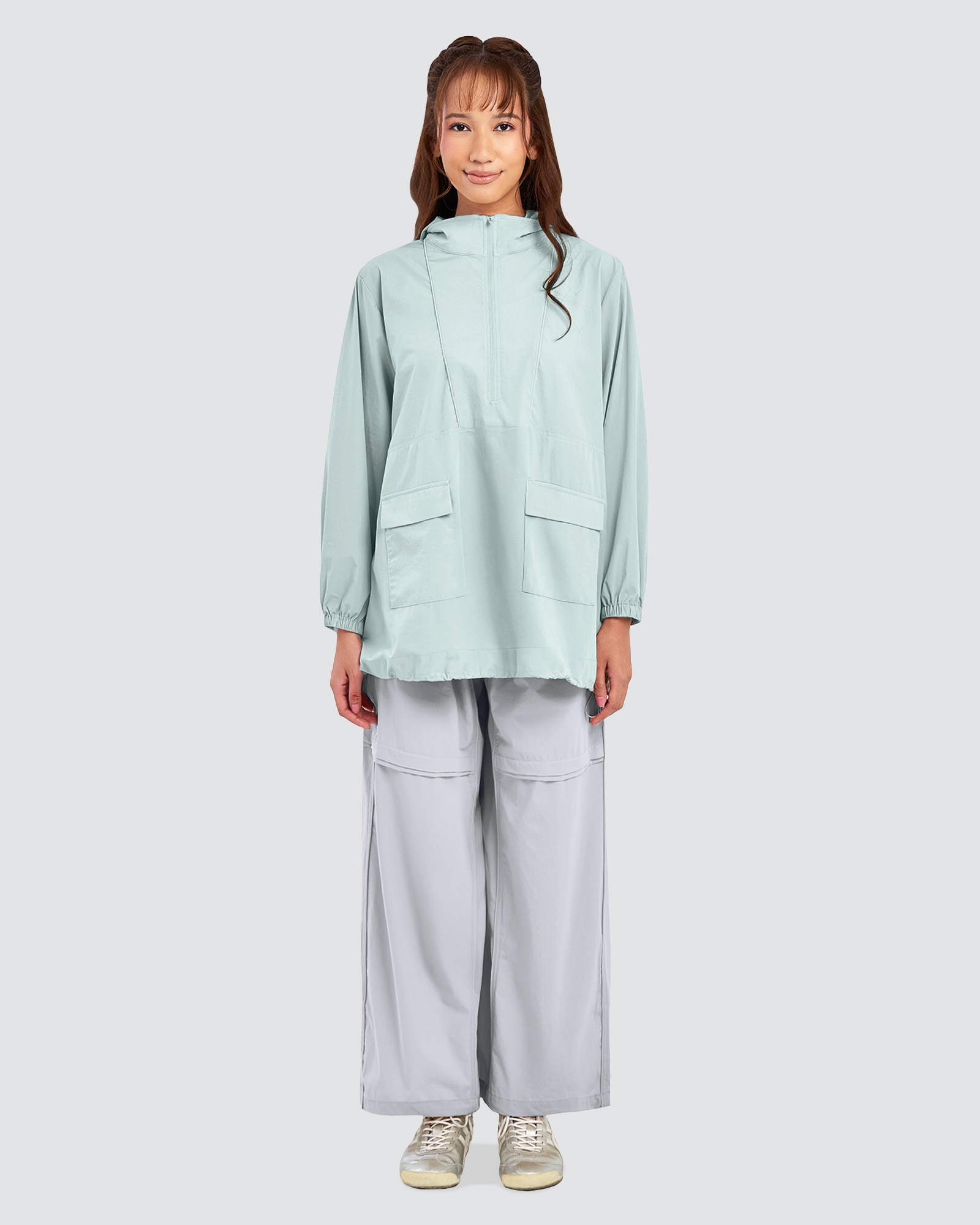 nPOWER DRAWSTRING PARKA - DEW