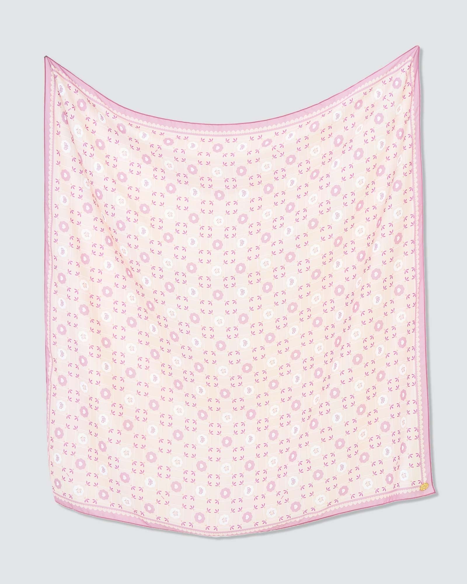 POLLY POCKET X NAELOFAR SQUARE - PINK DAZZLE