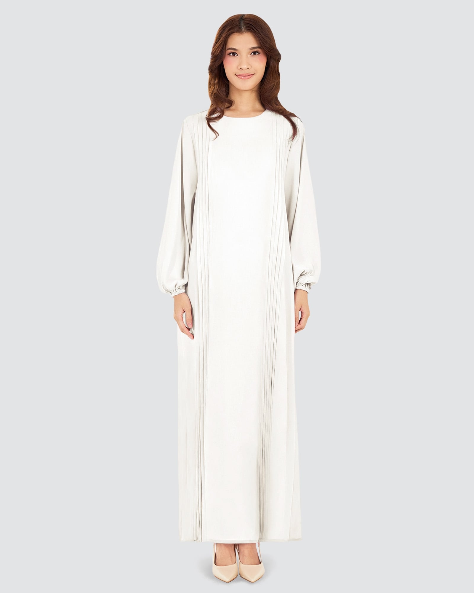 RAISA ABAYA  - OFF WHITE