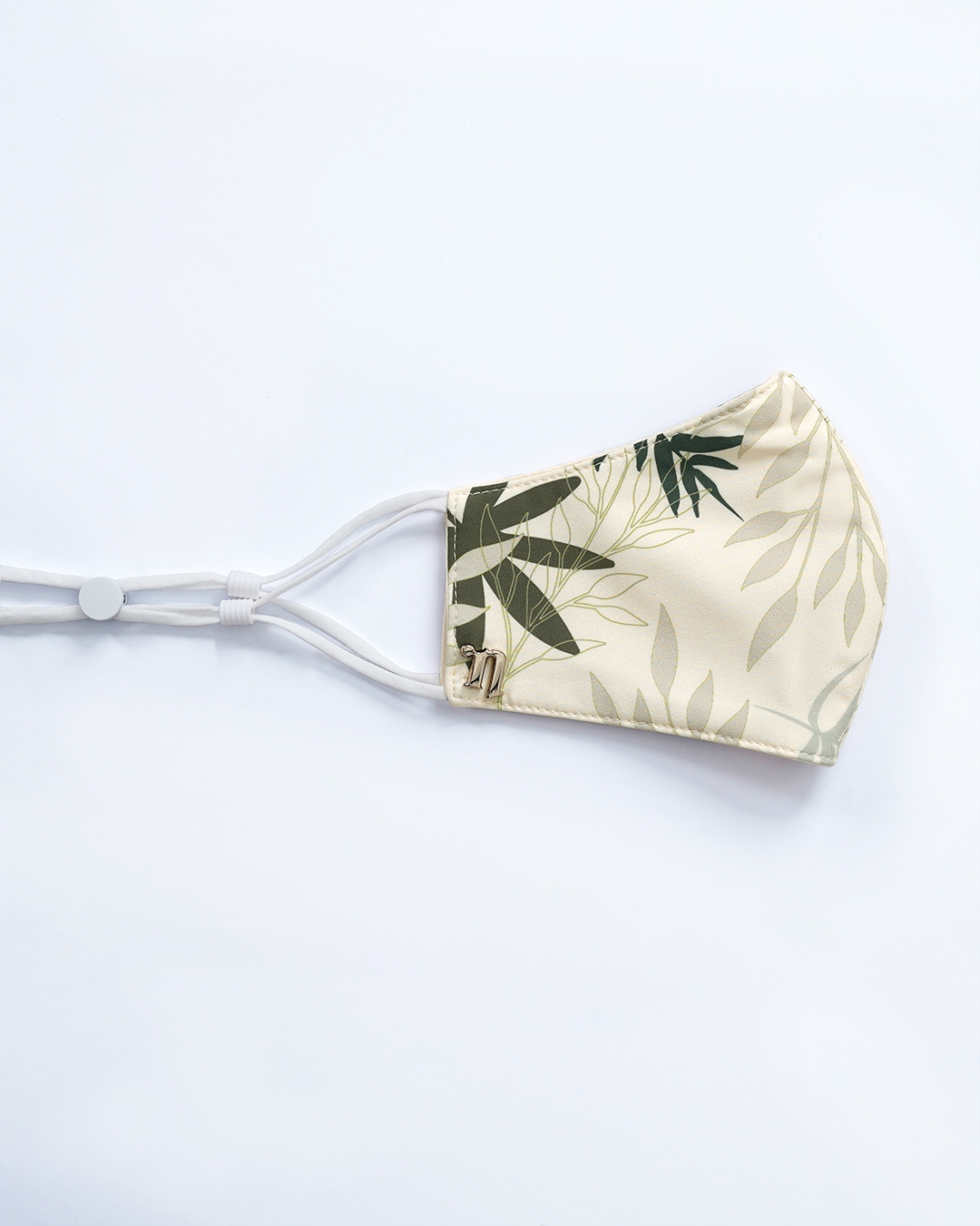 RESORT 3-PLY FACE MASK - ADJUSTABLE STRAP - IVORY