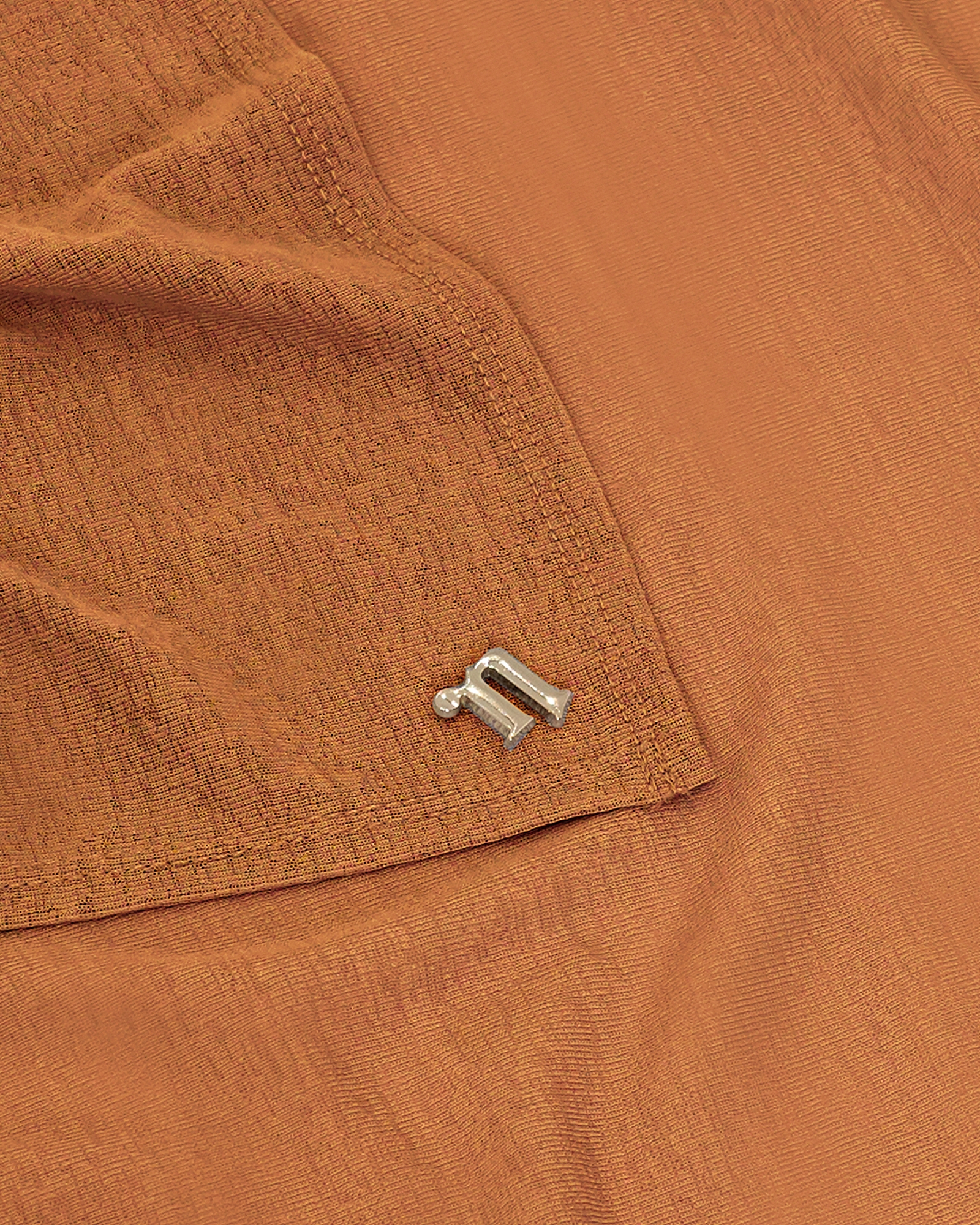 X-PRESS TEXTURED JERSEY SHAWL - SPICE