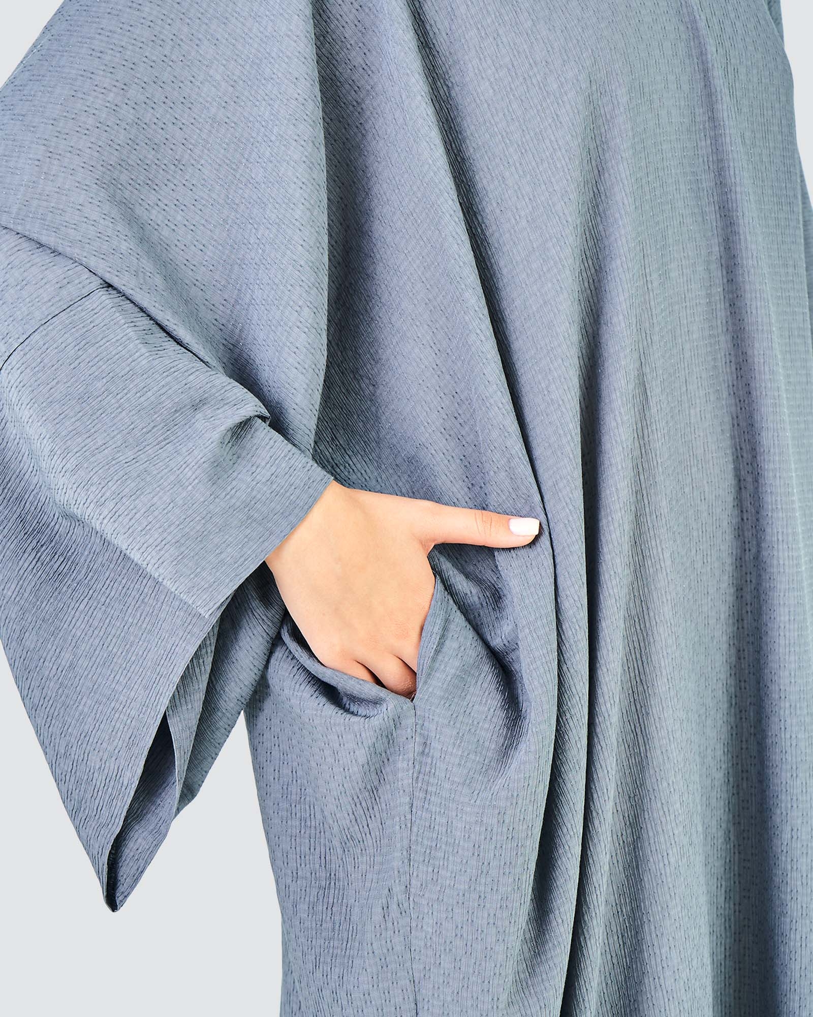 X-PRESS KAFTAN DRESS - BLUE GRANITE