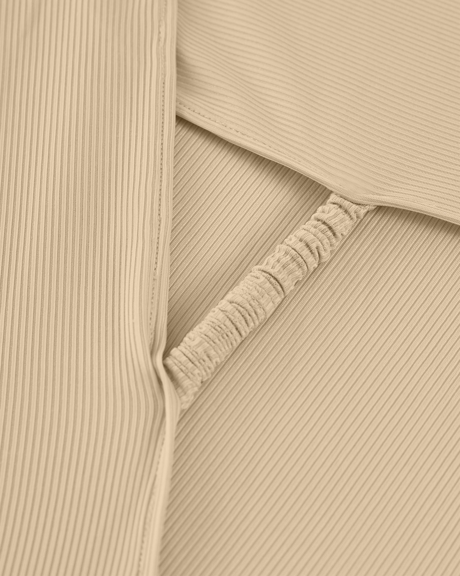 YURI STRETCH KNIT - BISCUIT