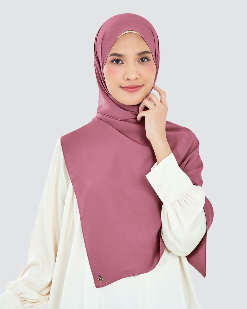 AIRE CHIFFON SHAWL - MULBERRY