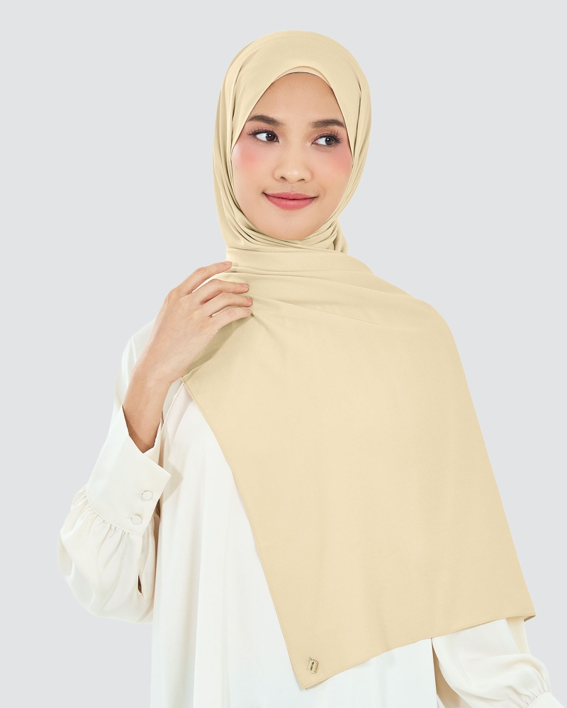 AIRE CHIFFON SHAWL - SAND