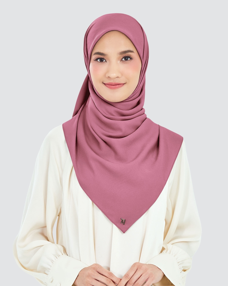 Image of AIRE CHIFFON SQUARE - MULBERRY