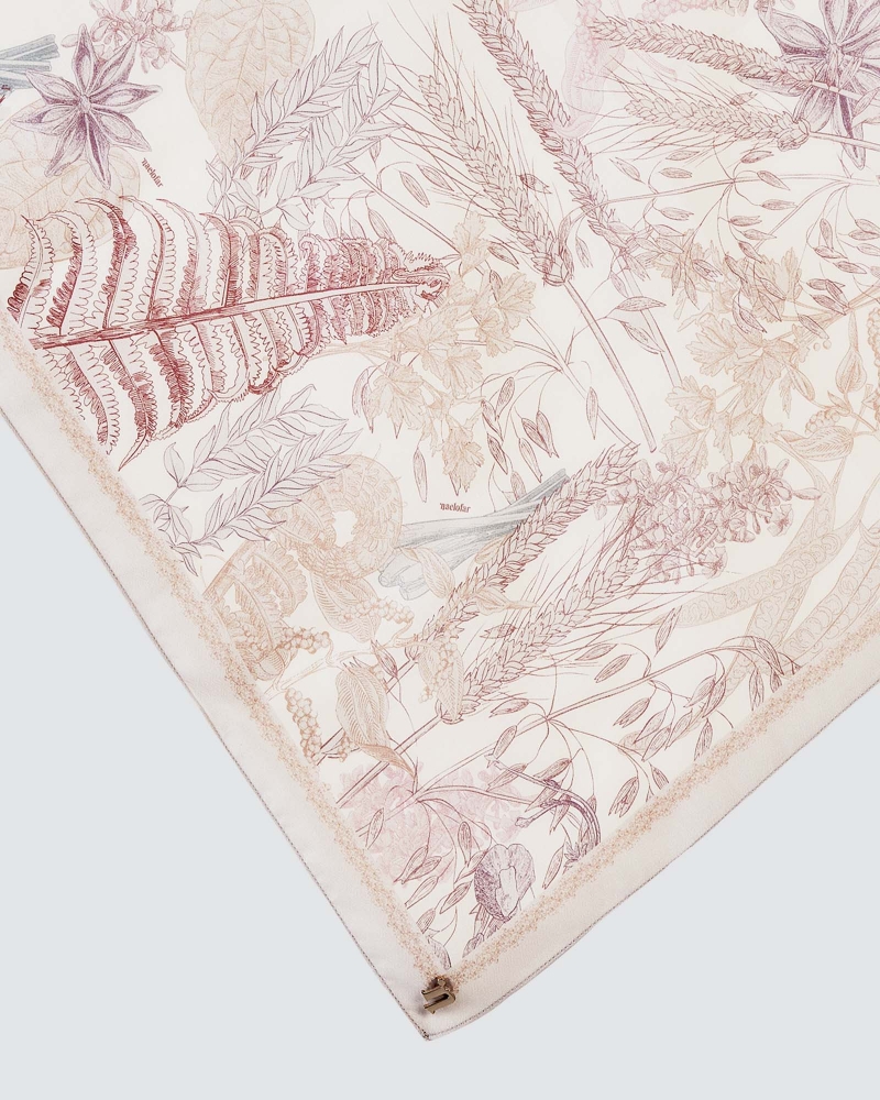 Image of AKAR COTTON VOILE SQUARE - BUNGA KANTAN