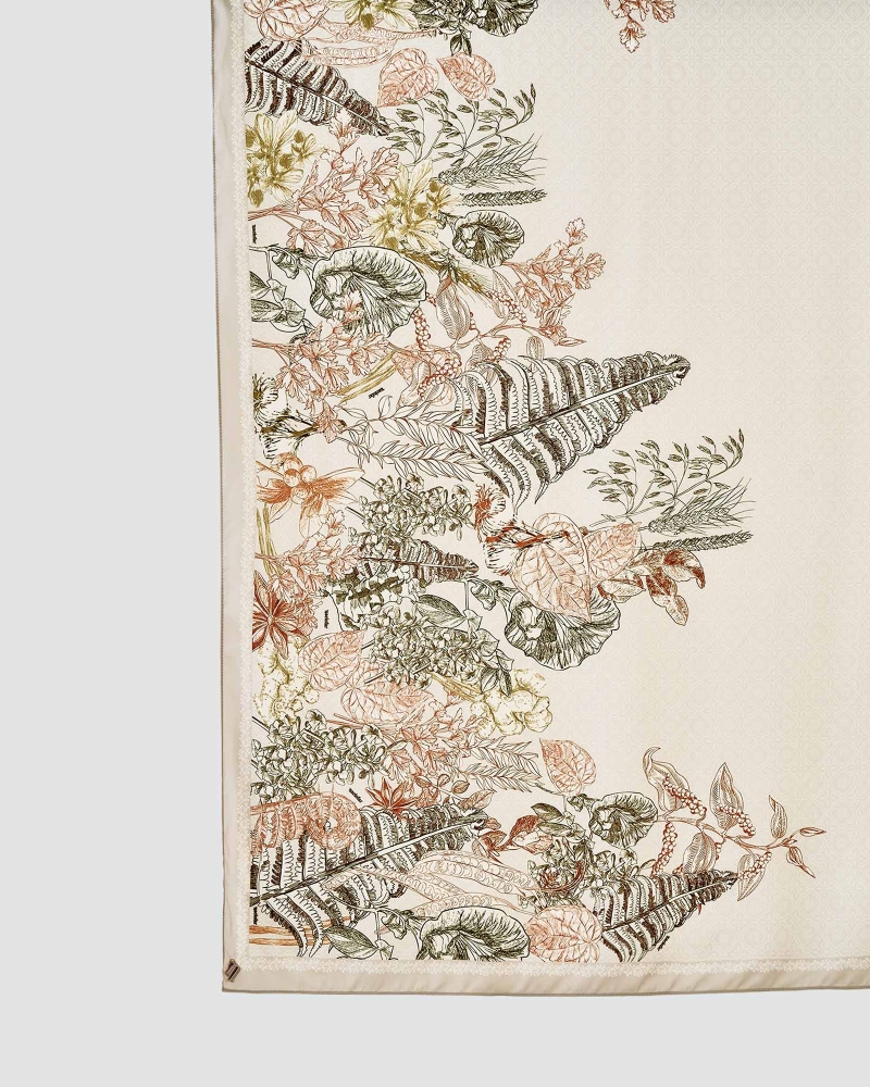 Image of AKAR MATTE SATIN SHAWL - SIREH