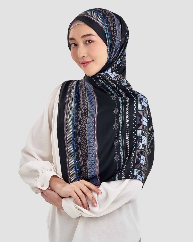 Image of ANKA SHAWL - MOROCCAN BLUE