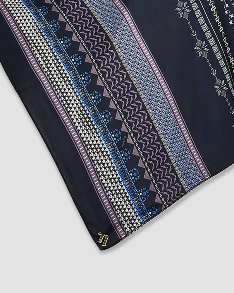 Image of ANKA SHAWL - MOROCCAN BLUE