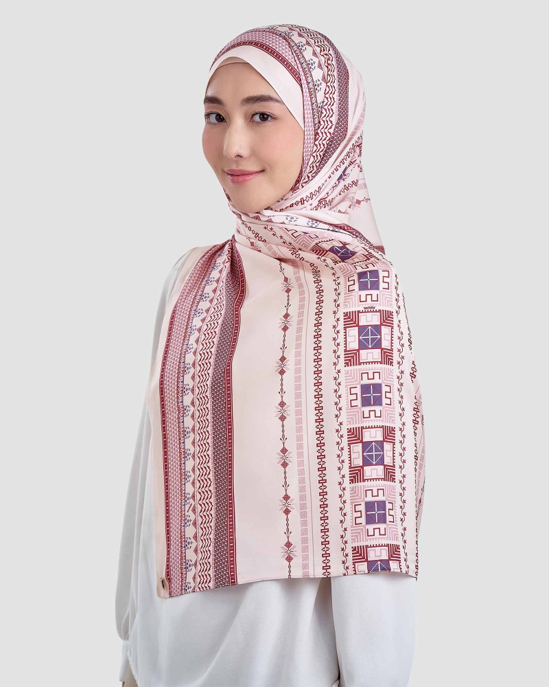 Image of ANKA SHAWL - PERSIAN ROSE