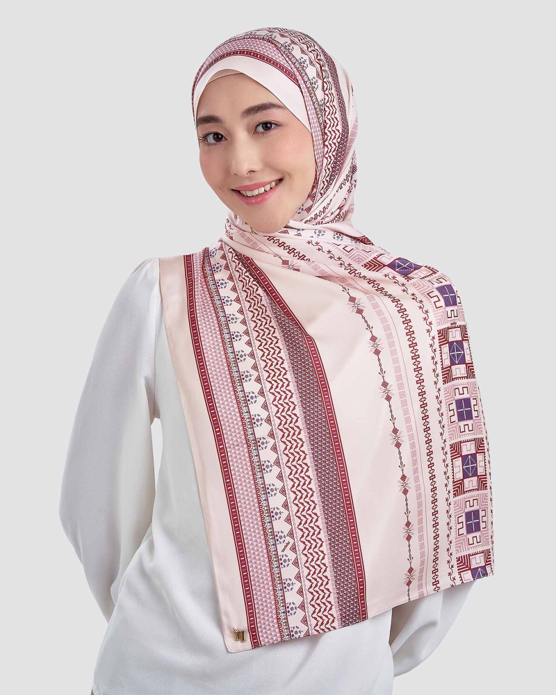 Image of ANKA SHAWL - PERSIAN ROSE