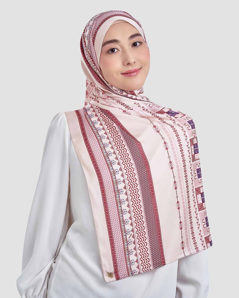 Image of ANKA SHAWL - PERSIAN ROSE