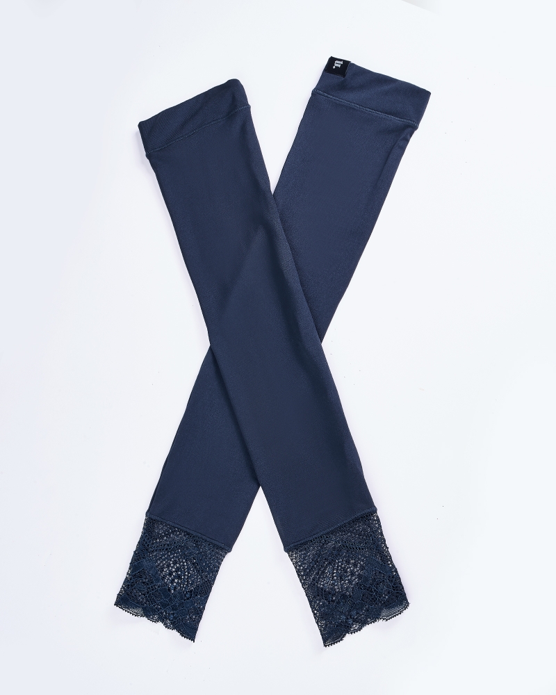Image of NWEAR AURA LACE HAND SOCKS - MIDNIGHT BLUE