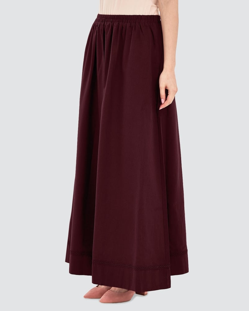 Image of AVA SKIRT - MAROON