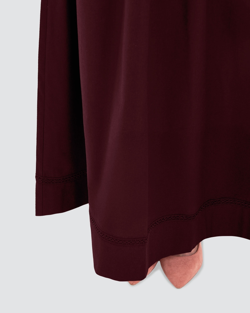 Image of AVA SKIRT - MAROON