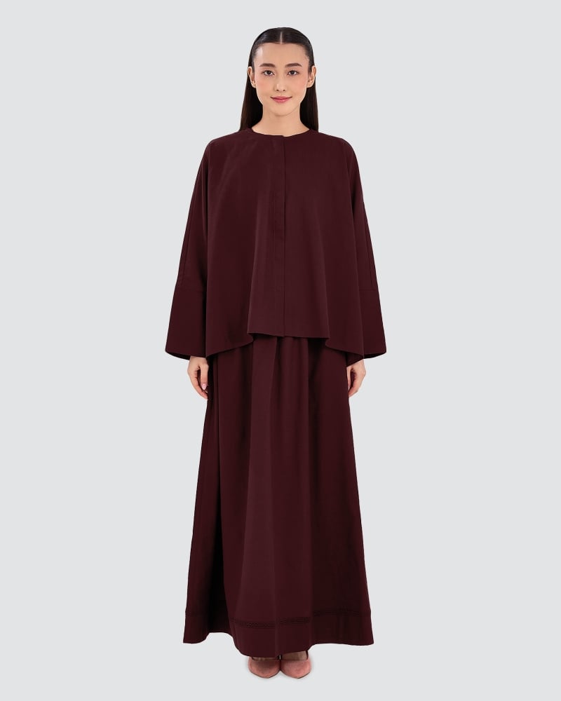 Image of AVA SKIRT - MAROON