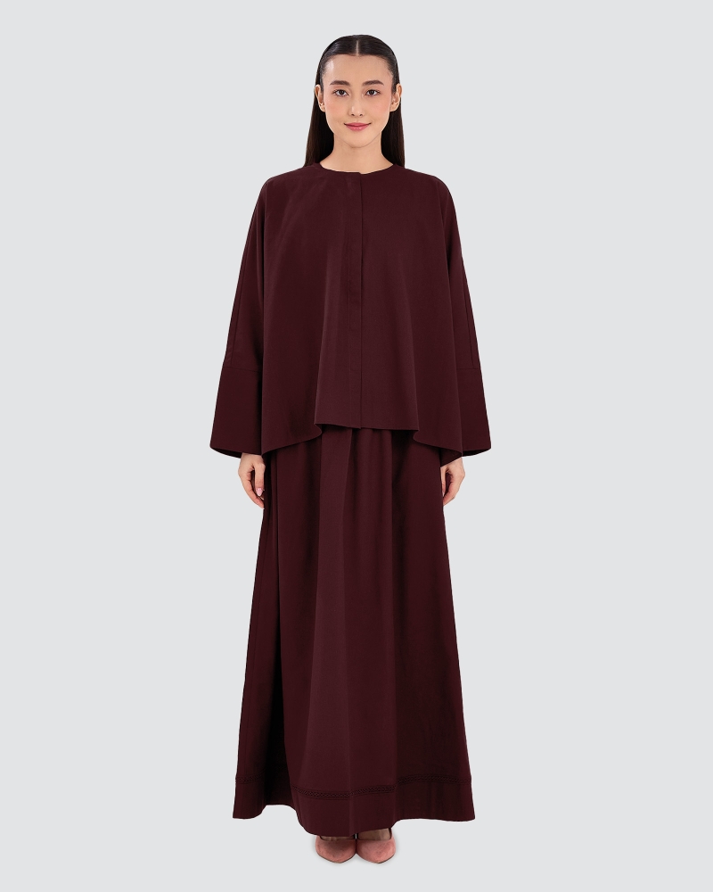 Image of AVA TOP - MAROON