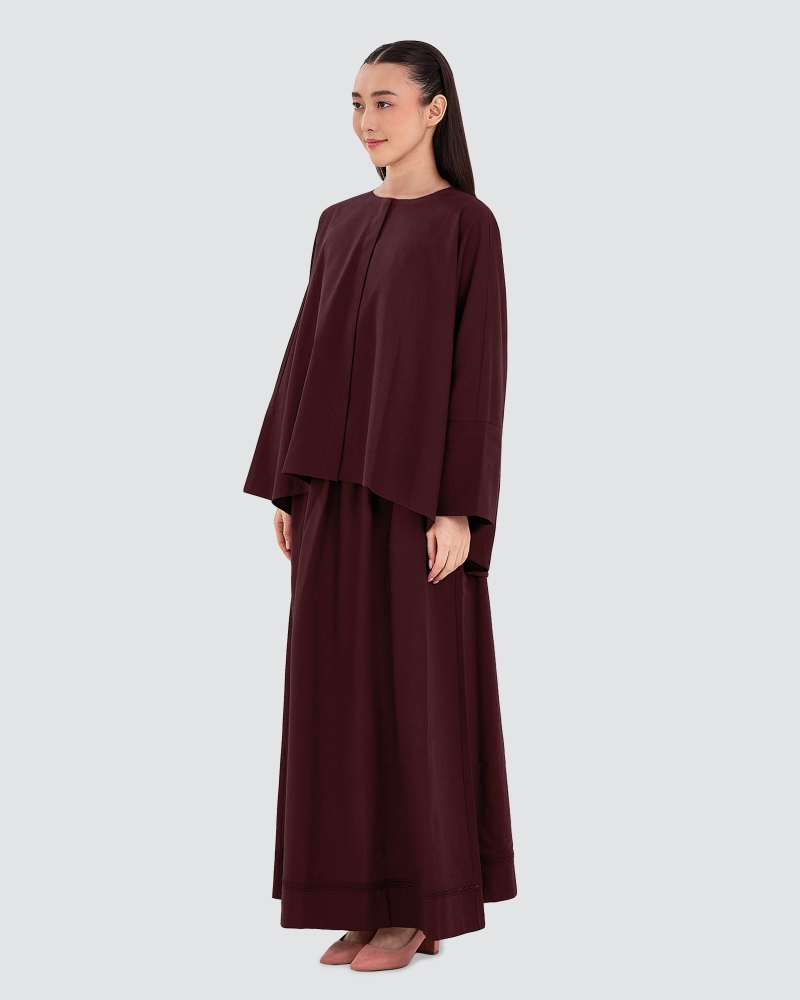 Image of AVA TOP - MAROON
