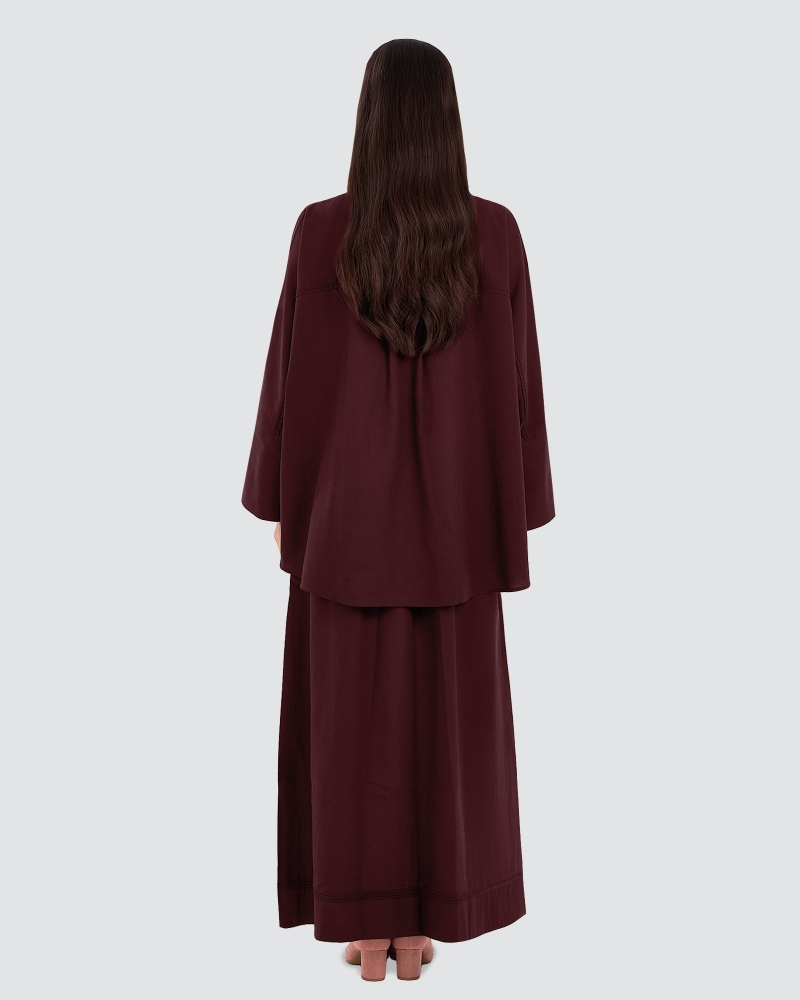 Image of AVA TOP - MAROON