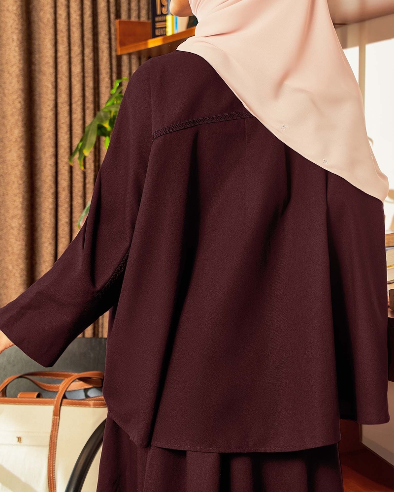 Image of AVA TOP - MAROON