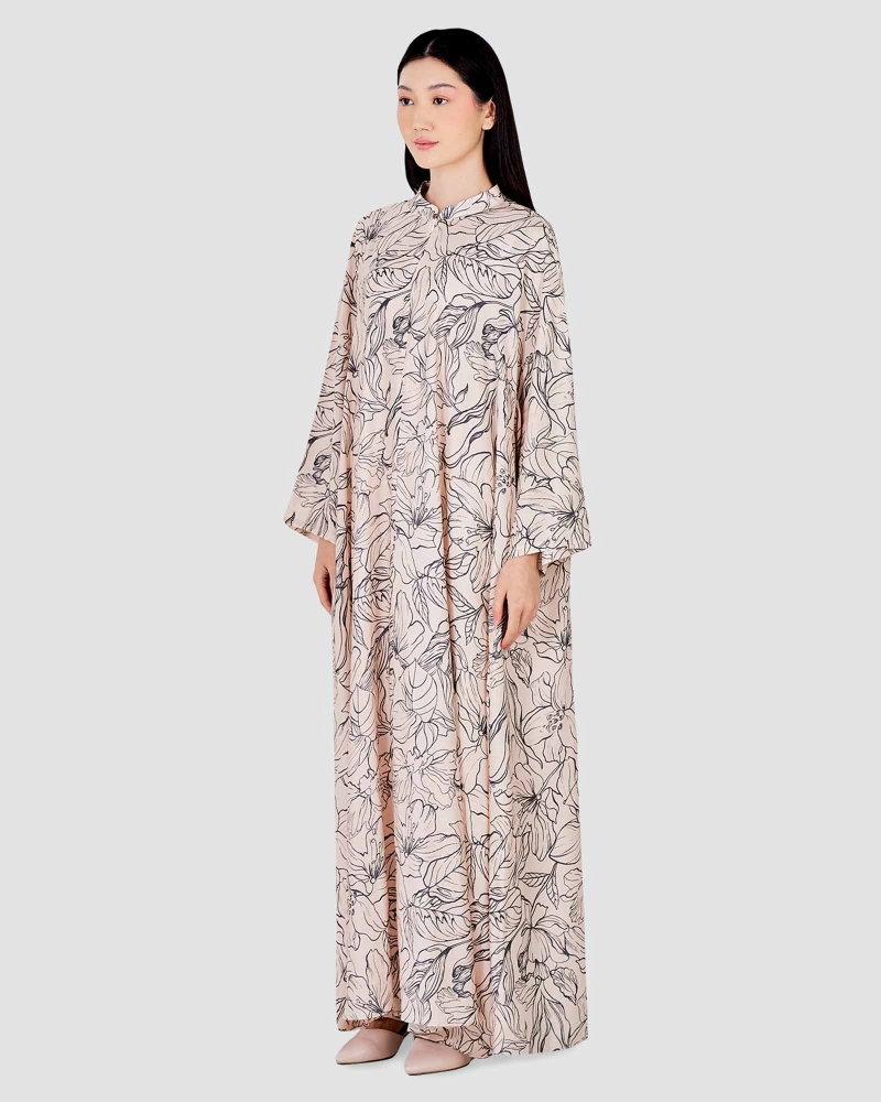 Image of BLUE CRUISE RELAXED-FIT KAFTAN DRESS - BREEZE