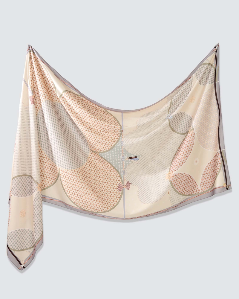 Image of BLUE CRUISE SHAWL - BREEZE