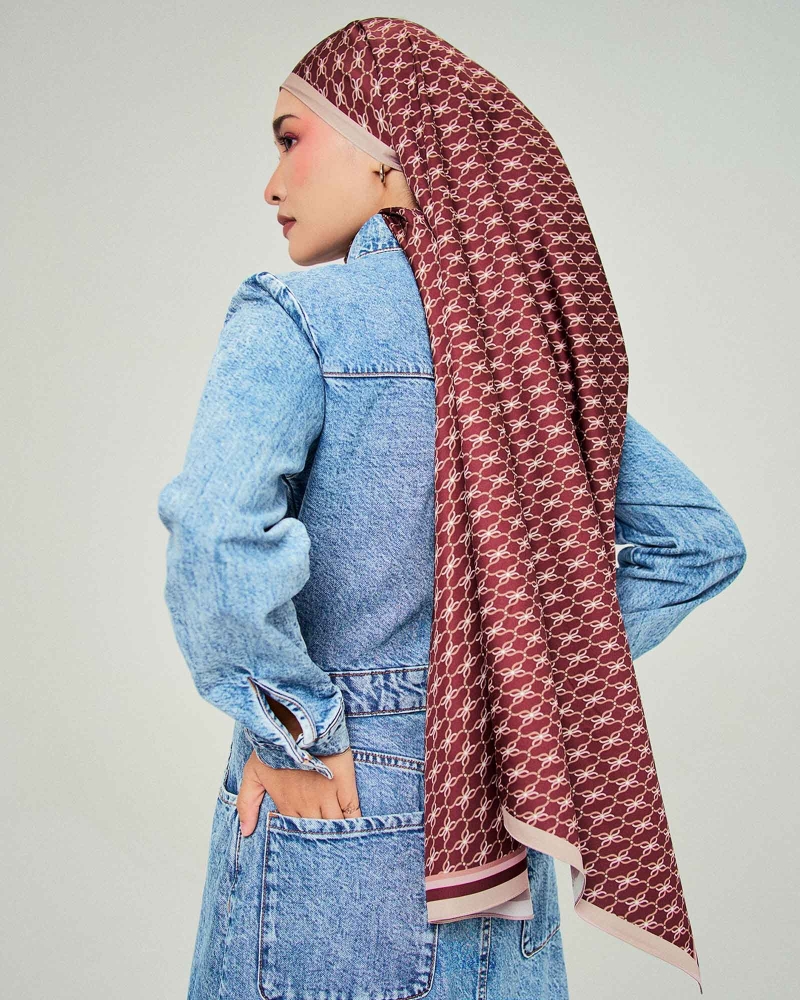 CALLA SHAWL - RUBY