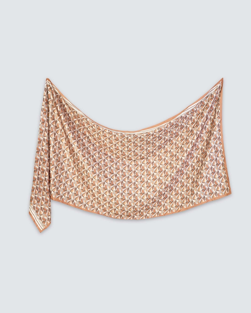 Image of CALLA SHAWL - RUST