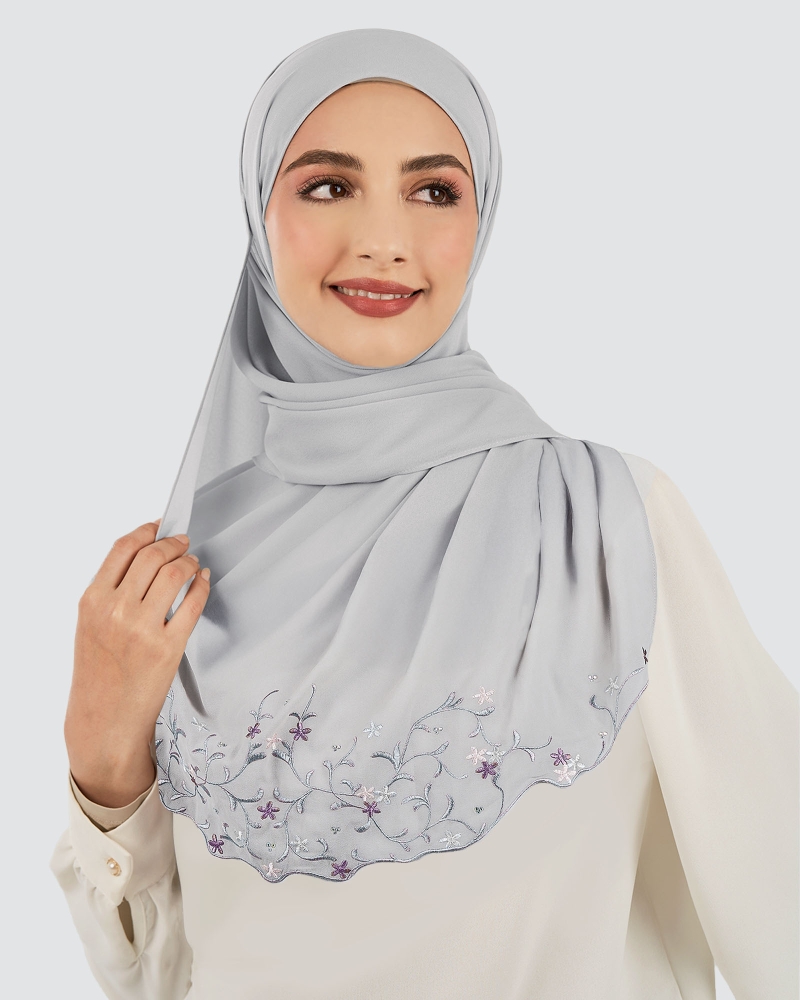 CENDANA SULAM CRYSTAL SHAWL - MARBLE