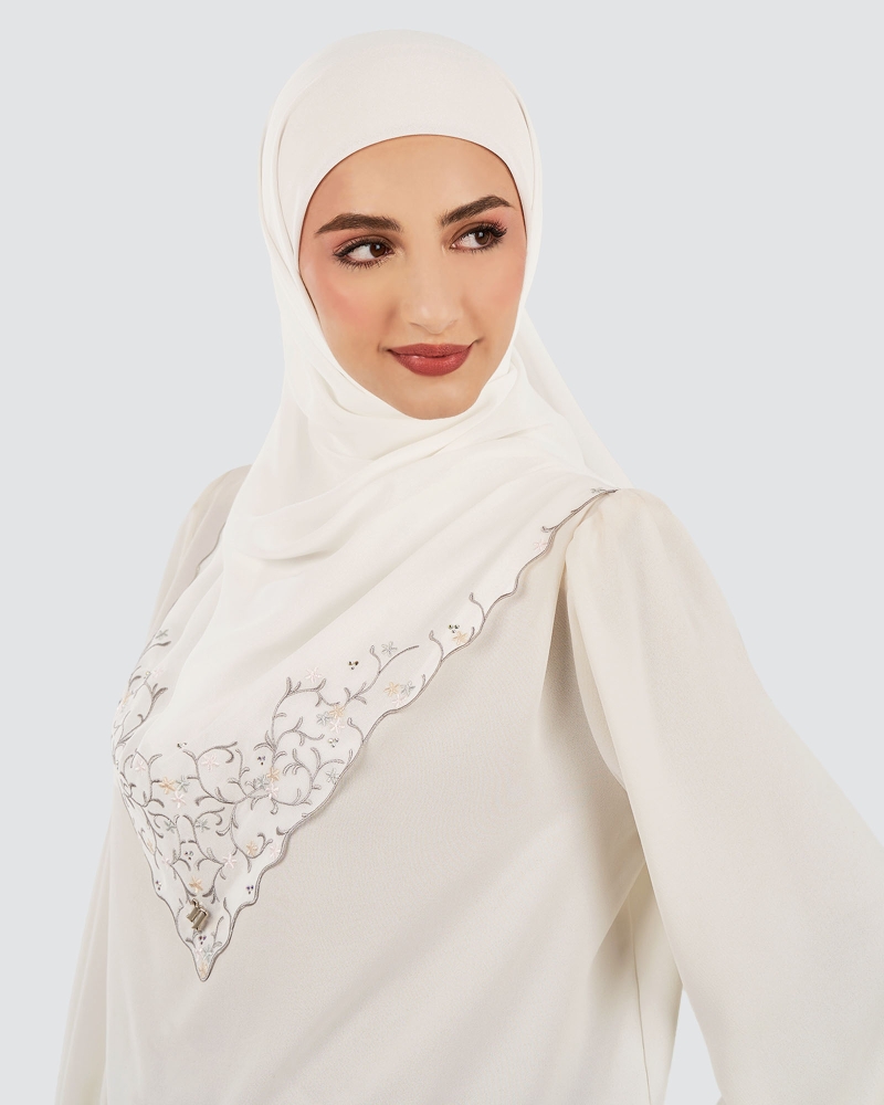 CENDANA SULAM CRYSTAL SQUARE - WHITE