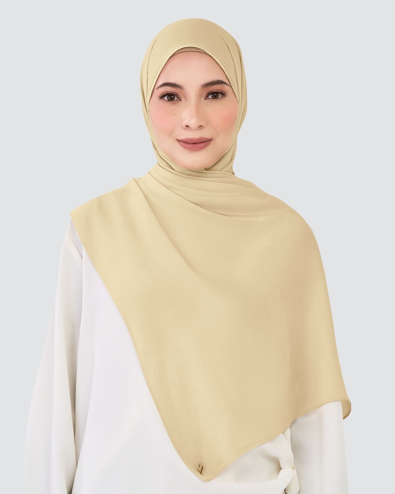 Image of CHIFFON SHAWL - CRYSTAL GREY
