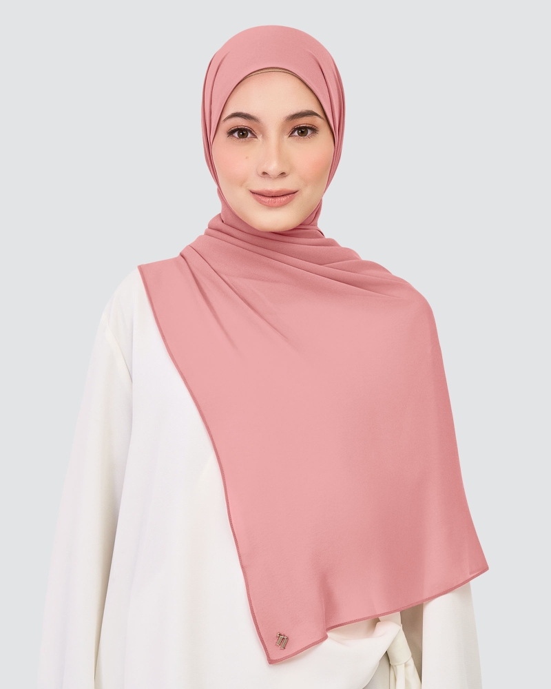 Image of CHIFFON SHAWL - EGRET