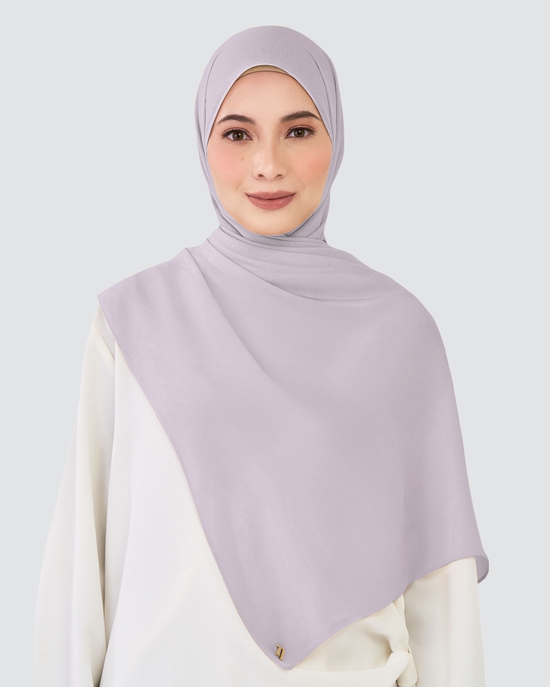 Image of CHIFFON SHAWL - LILAC MARBLE