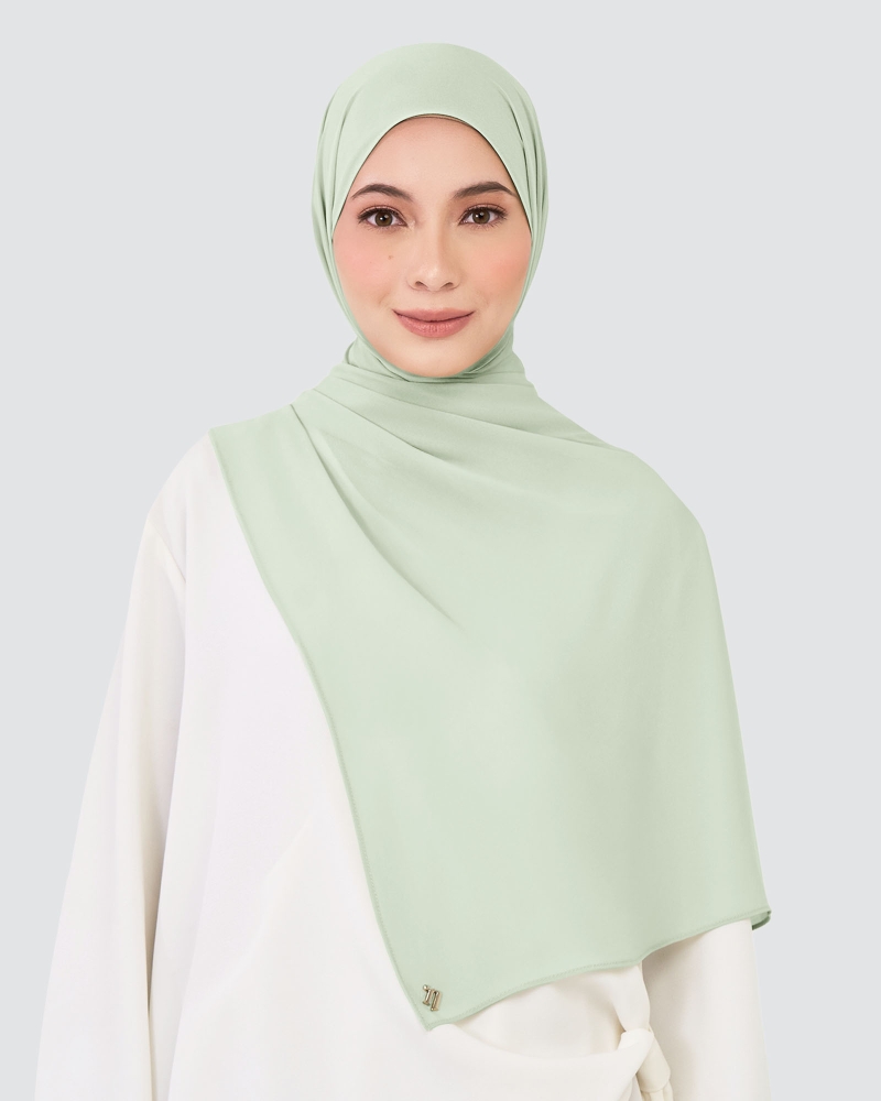 Image of CHIFFON SHAWL - MERCURY