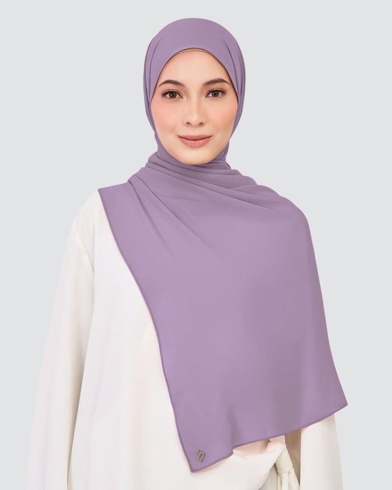 Image of CHIFFON SHAWL - ORCHID MIST